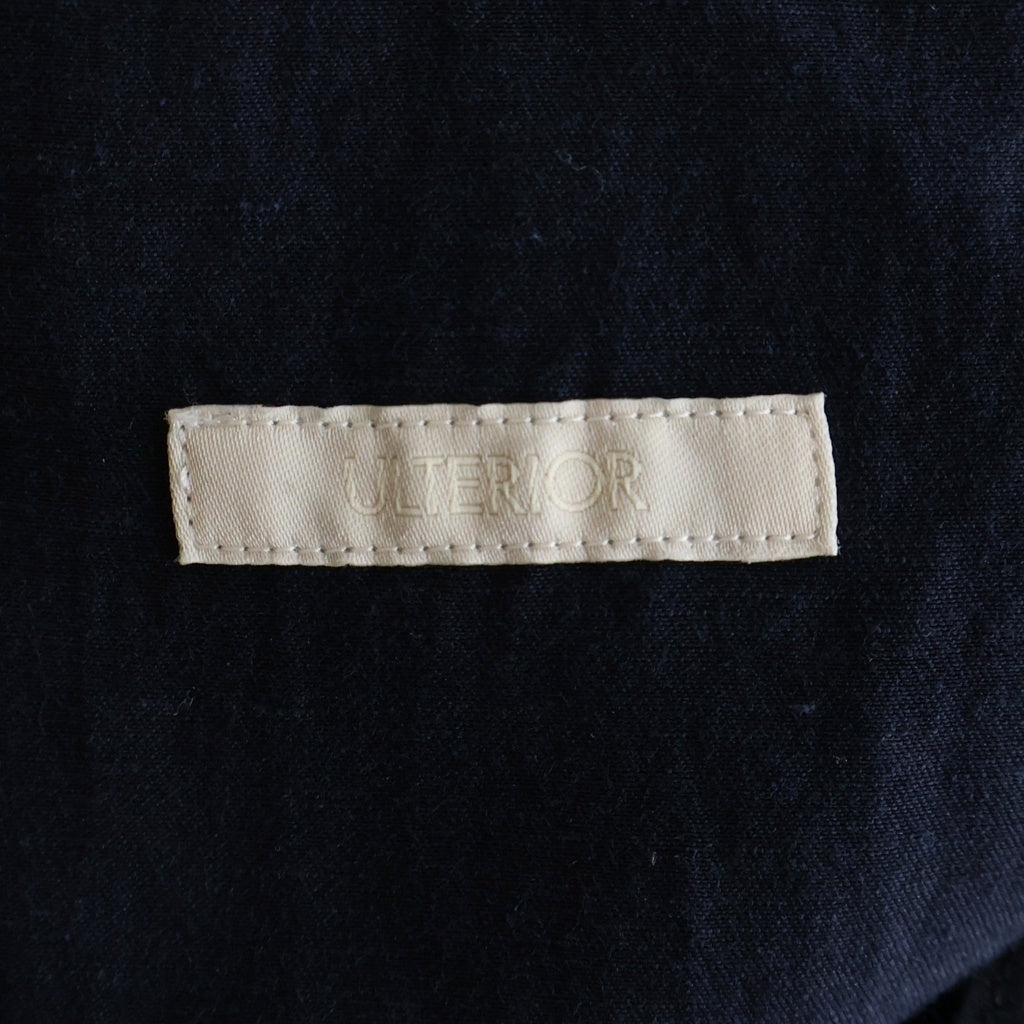 ULTERIOR(アルテリア) WASHED CHAMBRAY TWILL UTILITY PANTS ウォッシュド シャンブレー ツイルユーティリティーパンツ ブラック ULPT64-KA201
