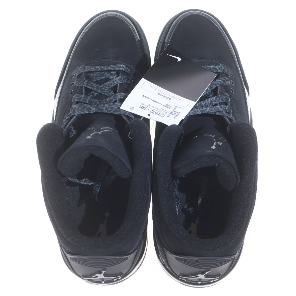 NIKE(ナイキ) AIR JORDAN 3 Retro Black Cat エアジョーダン3 レトロ ブラックキャット ハイカットスニーカー US10/28cm CT8532-001