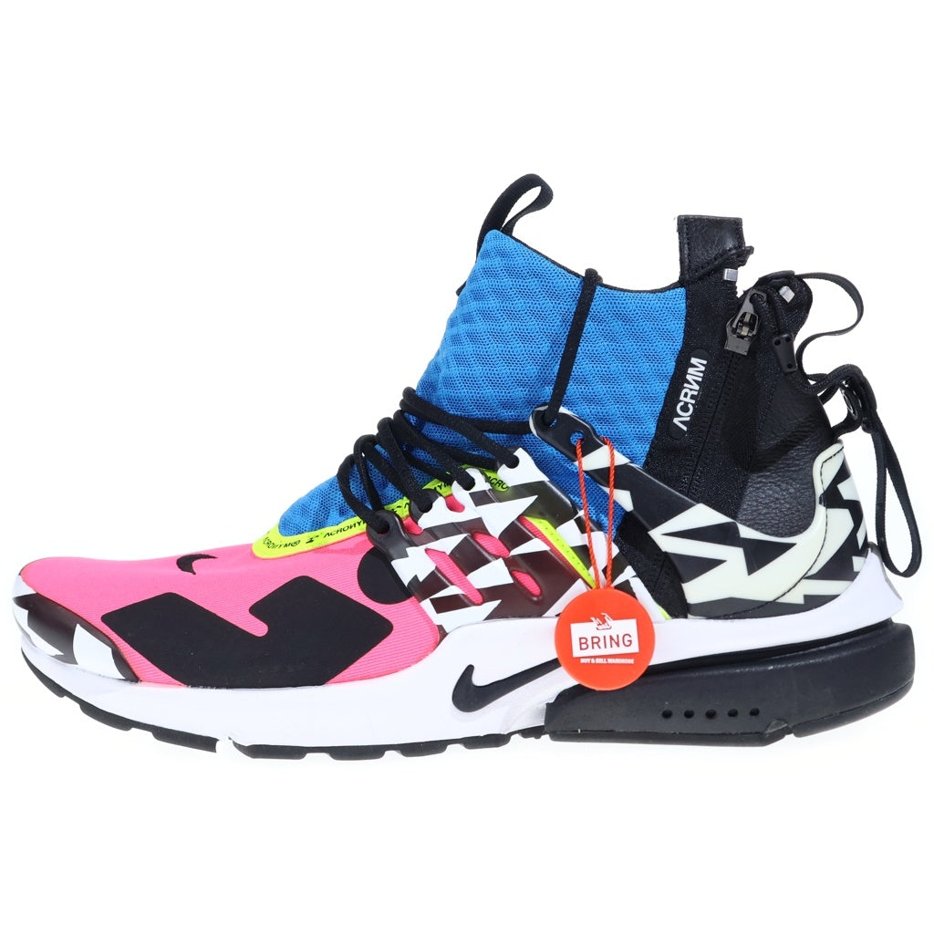 NIKE(ナイキ) ×ACRONYM AIR PRESTO Mid AH7832-600 アクロニウム エアプレスト ミッドカットスニーカー マルチ US10/28cm