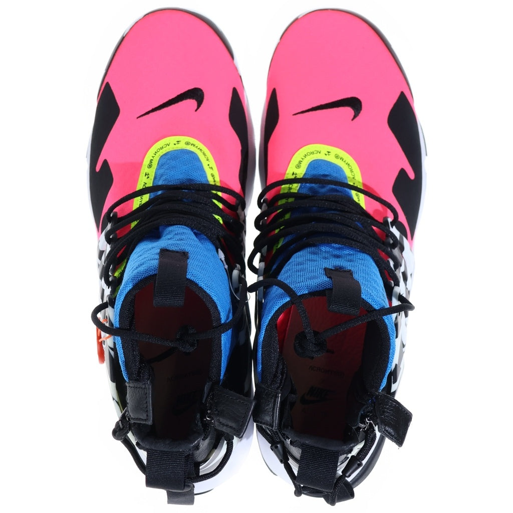 NIKE(ナイキ) ×ACRONYM AIR PRESTO Mid AH7832-600 アクロニウム エアプレスト ミッドカットスニーカー マルチ US10/28cm