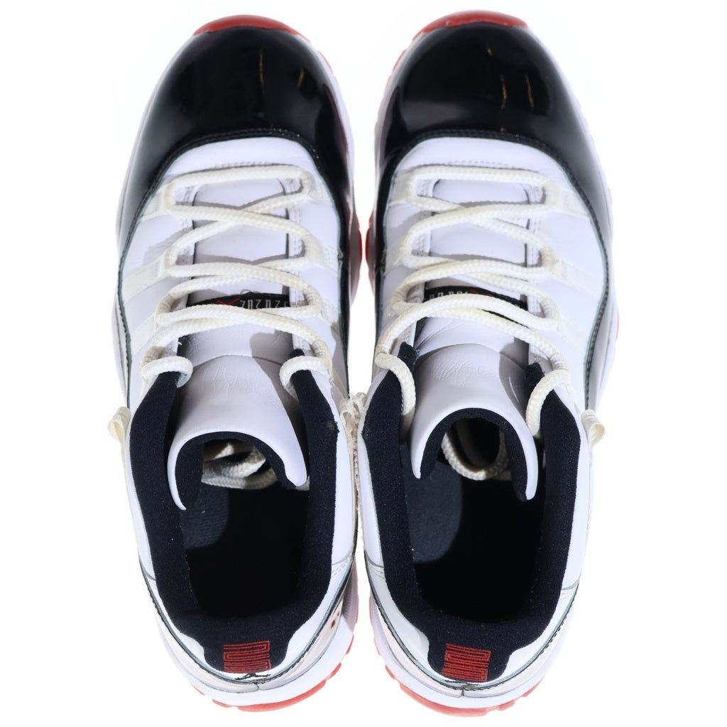 NIKE(ナイキ) AIR JORDAN 11 RETRO LOW BRED AV2187-160 エアジョーダン11 レトロ ブレッド ローカットスニーカー US10.5/28.5cm ブラック/レッド/ホワイト