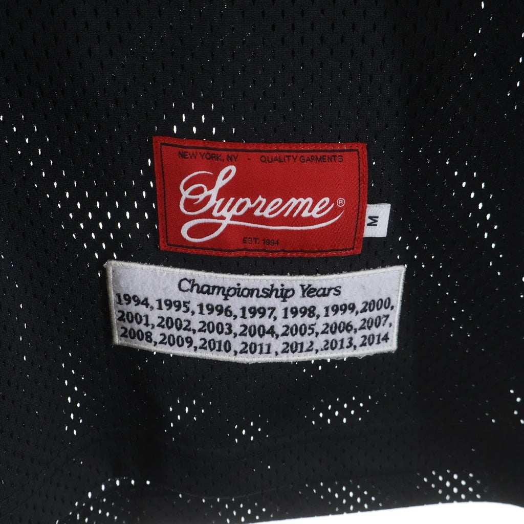 SUPREME(シュプリーム) 14SS Championship Football Top チャンピオンシップ フットボール トップ メッシュ 半袖Tシャツカットソー ブラック