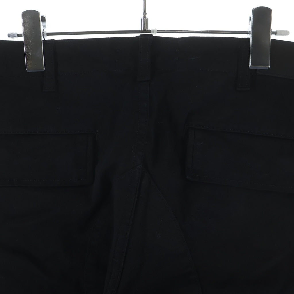 AMIRI(アミリ) ダメージ加工 スリムテーパードカーゴパンツ ブラック