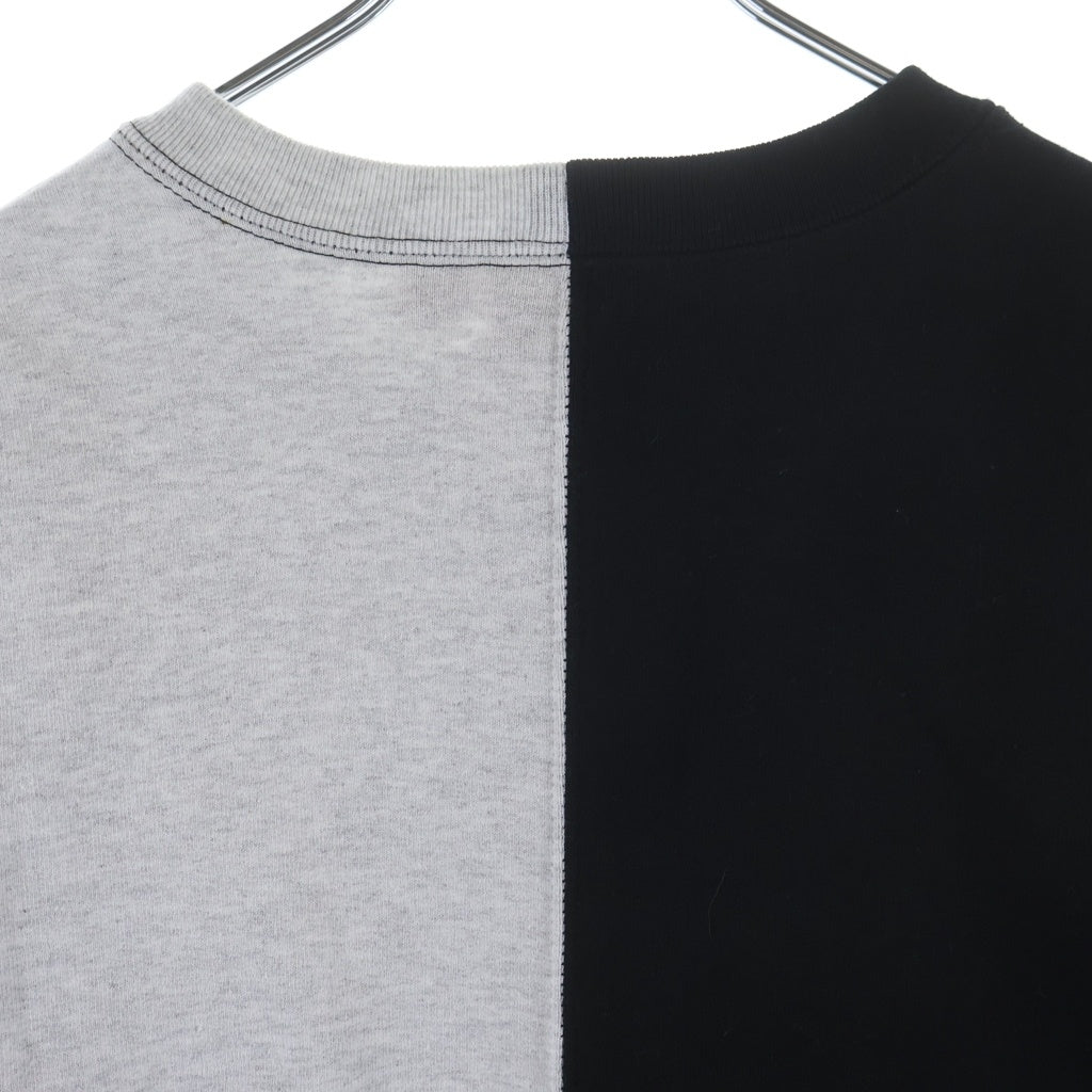 SUPREME(シュプリーム) 18AW Split Crewneck Sweatshirt スプリット クルーネック スウェット シャツ トレーナー ブラック/グレー