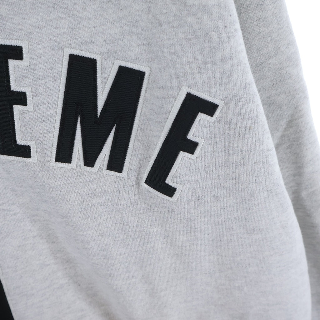 SUPREME(シュプリーム) 18AW Split Crewneck Sweatshirt スプリット クルーネック スウェット シャツ トレーナー ブラック/グレー