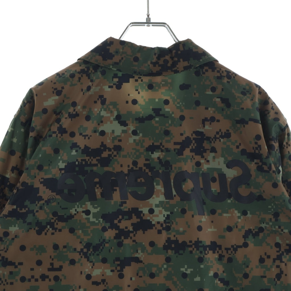 SUPREME(シュプリーム) 13SS ×COMME des GARCONS SHIRT Digi Camo Coach Jacket デジタルカモ ドット柄 ナイロン コーチングジャケット カーキ