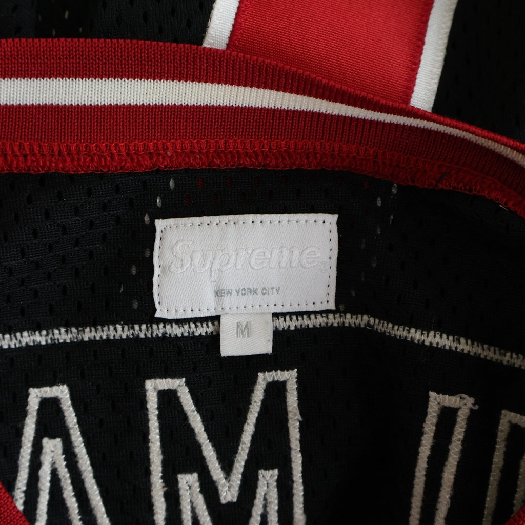 SUPREME(シュプリーム) 14AW Hail Mary Football Top ヘイル メリー フットボール メッシュ 半袖Tシャツ ブラック