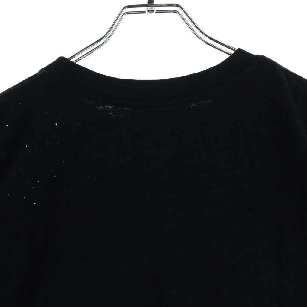 AMIRI(アミリ) ショットガン クルーネック半袖Tシャツカットソー ブラック