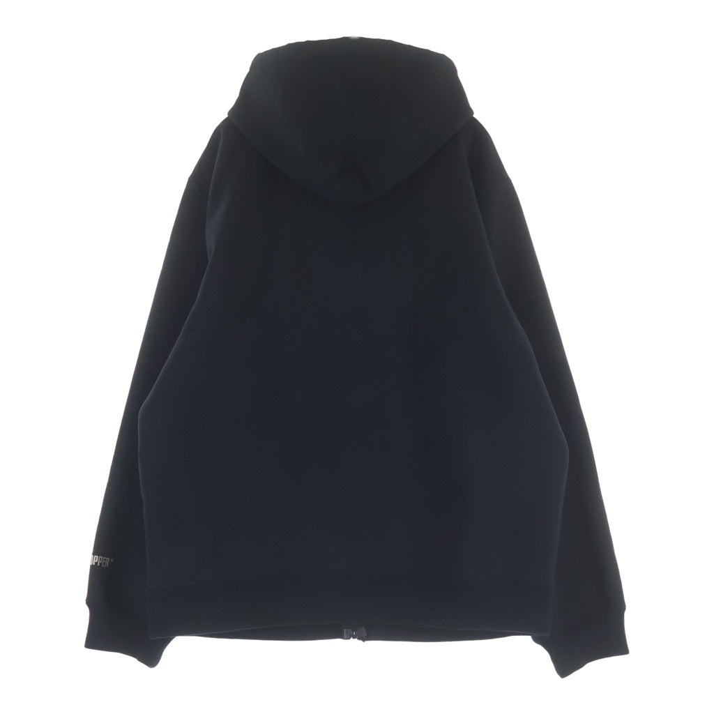 SUPREME(シュプリーム) 21AW WINDSTOPPER Zip Up Hooded Sweatshirt ウィンドストッパー ジップアップスウェットパーカー フーディー ブラック