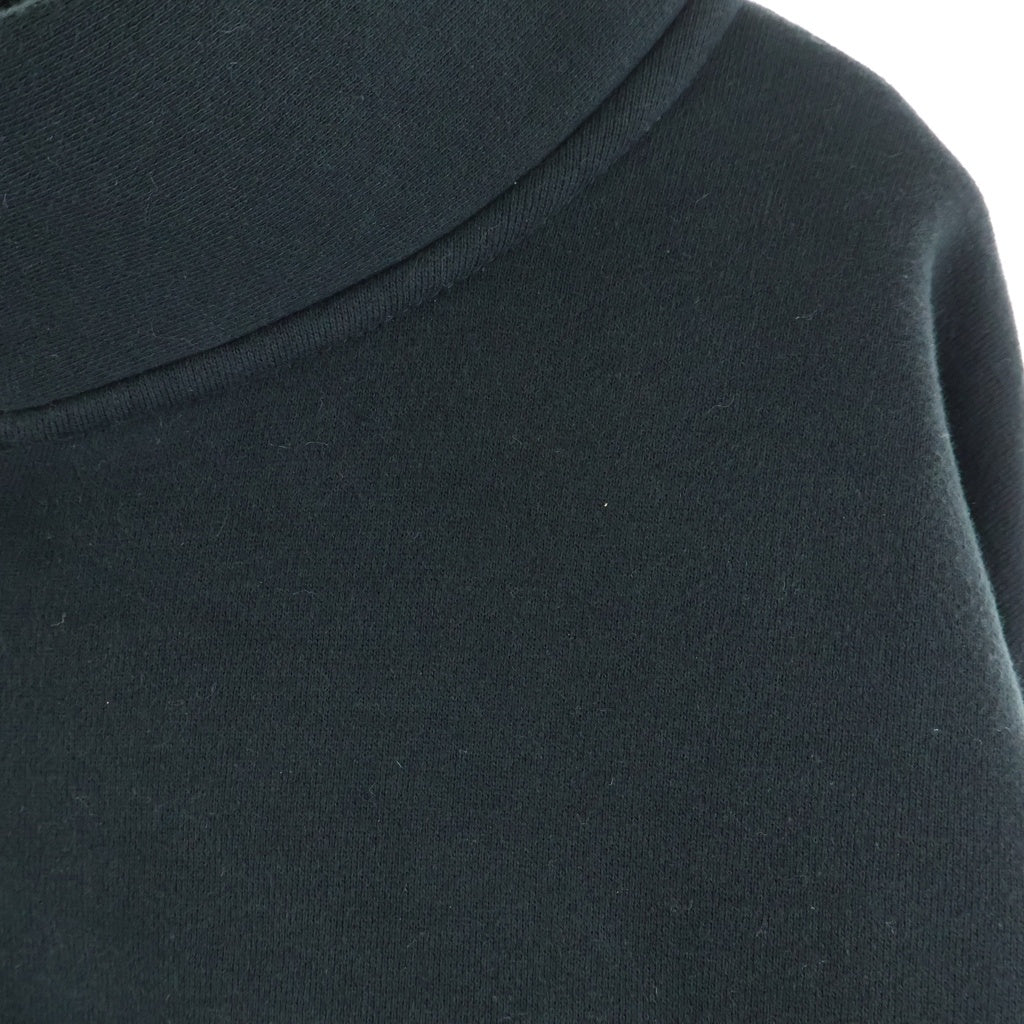 FEAR OF GOD ESSENTIALS(フィアオブゴッド エッセンシャルズ) ロゴプリント ハーフジップ プルオーバー スウェット トレーナー ブラック