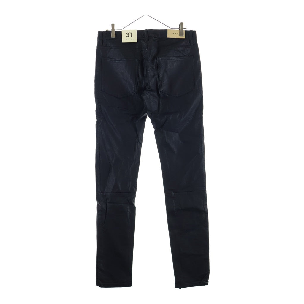 MNML(ミニマル) Leather Pants レザーパンツ ブラック