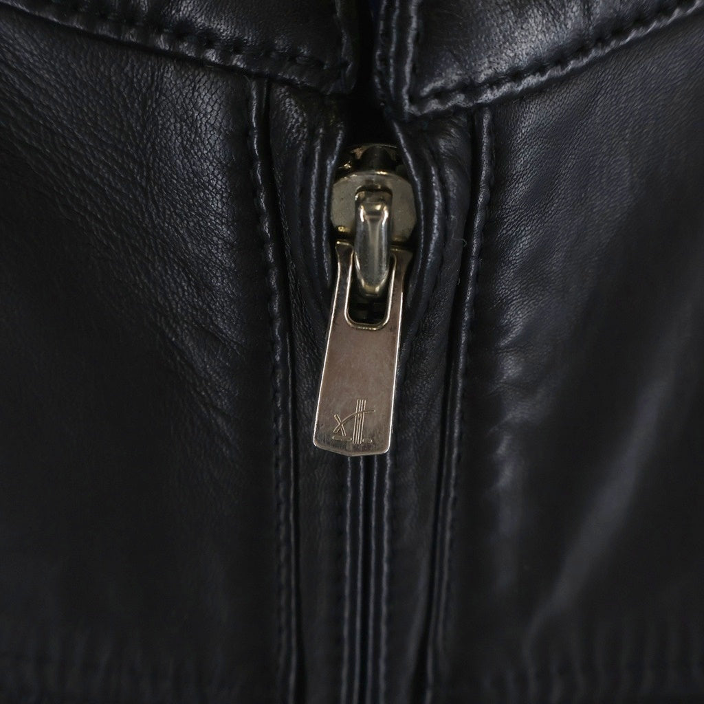 attack the mind 7(アタックザマインドセブン) Paint Single Rider Jacket ペイント シングル ライダース ジャケット ブラック