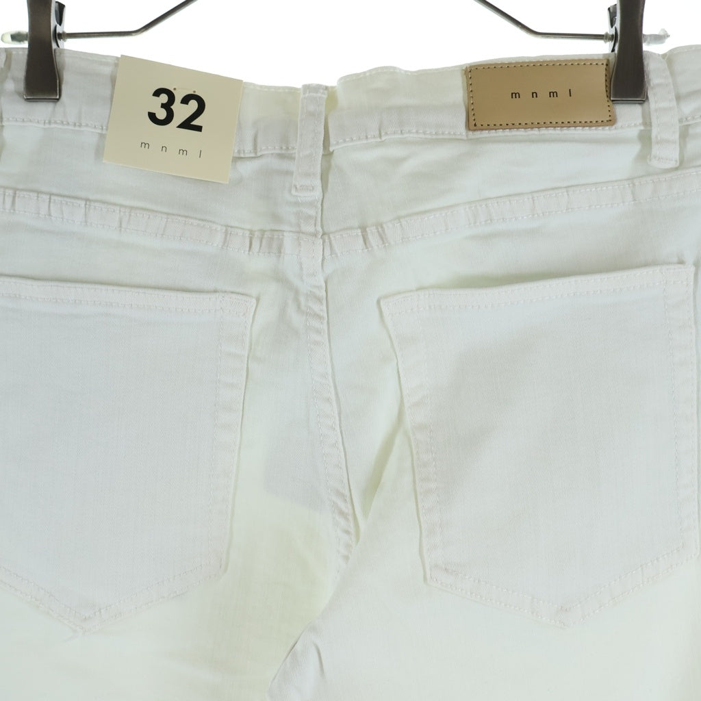 MNML(ミニマル) Stretch Denim ストレッチ スキニーデニムパンツ ホワイト