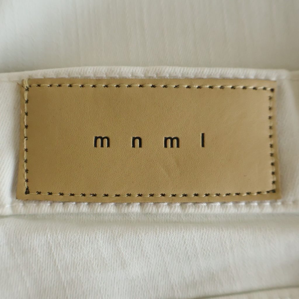 MNML(ミニマル) Stretch Denim ストレッチ スキニーデニムパンツ ホワイト