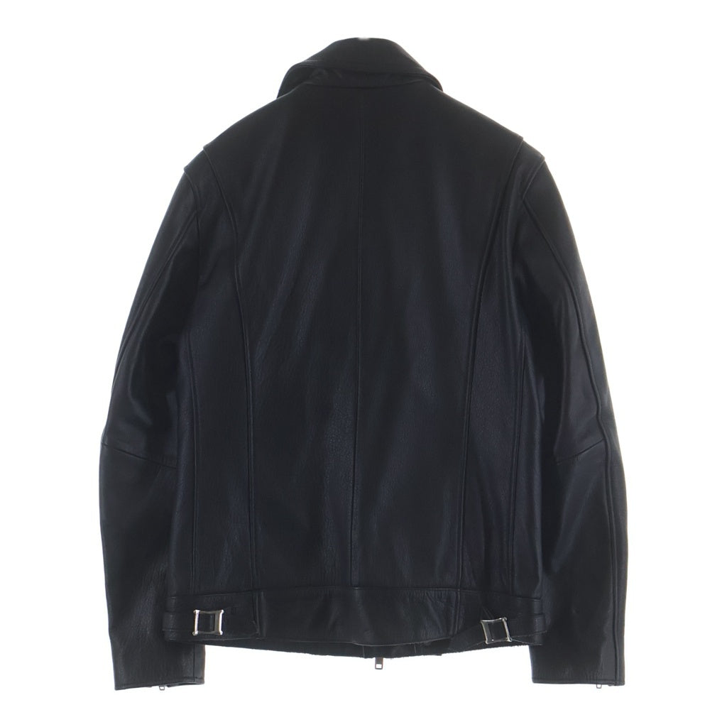 NO BRAND(ノーブランド) OF THE NEIGE STYLE(オブザネージュスタイル)レザー ダブルライダースジャケット ブラック 101-163-0201-001