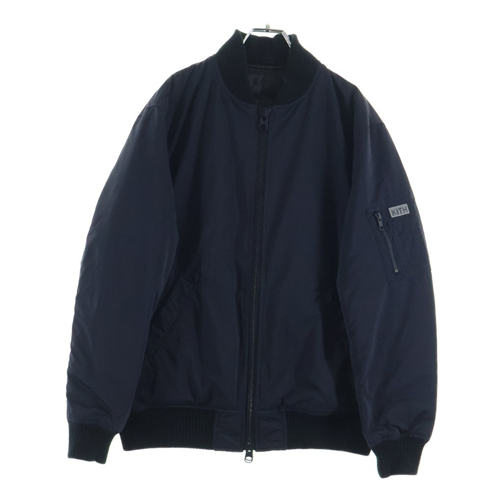 KITH(キス) ×TOKYO NISHIKAWA ×nano universe 東京西川 ナノユニバース カモフラ リバーシブル ボンバージャケット ブルゾン ブラック