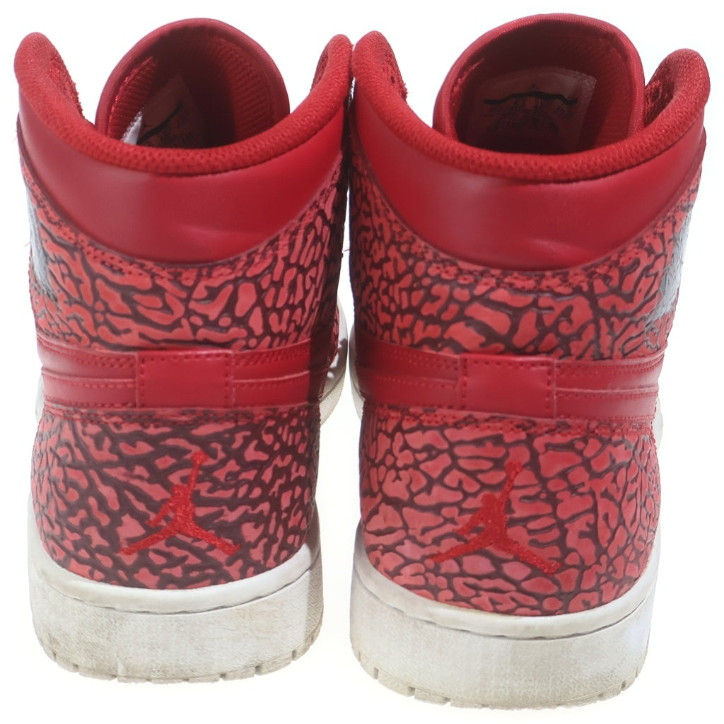 NIKE(ナイキ) AIR JORDAN 1 RETRO HIGH Red Elephant Print Safari 839115-600 エアジョーダン レトロ レッド ハイカットスニーカー レッド US10.5/28.5cm