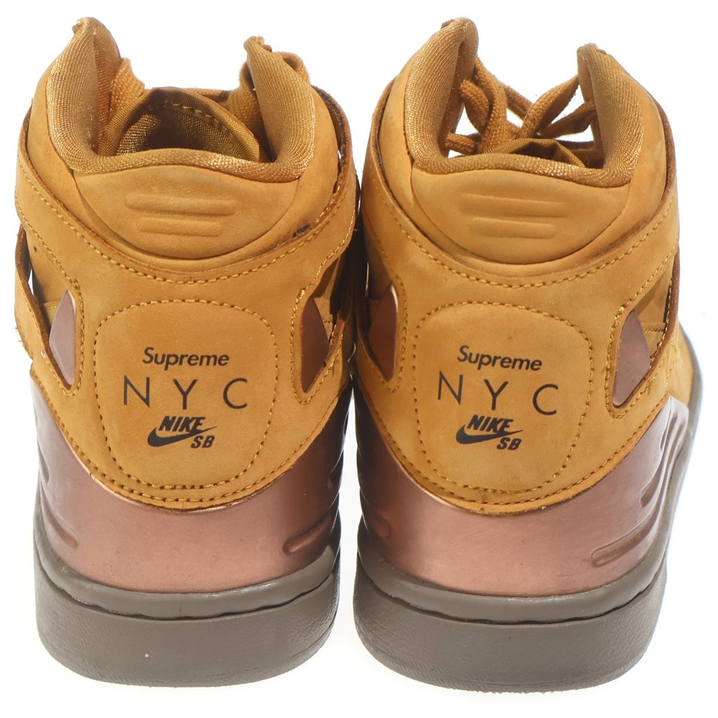 NIKE(ナイキ) 【観賞用 2011年製】 ×ZOOM AIR 94 HIGH 428927-778 シュプリーム ズーム エアー 94 ハイカットスニーカー ブラウン US10/28cm