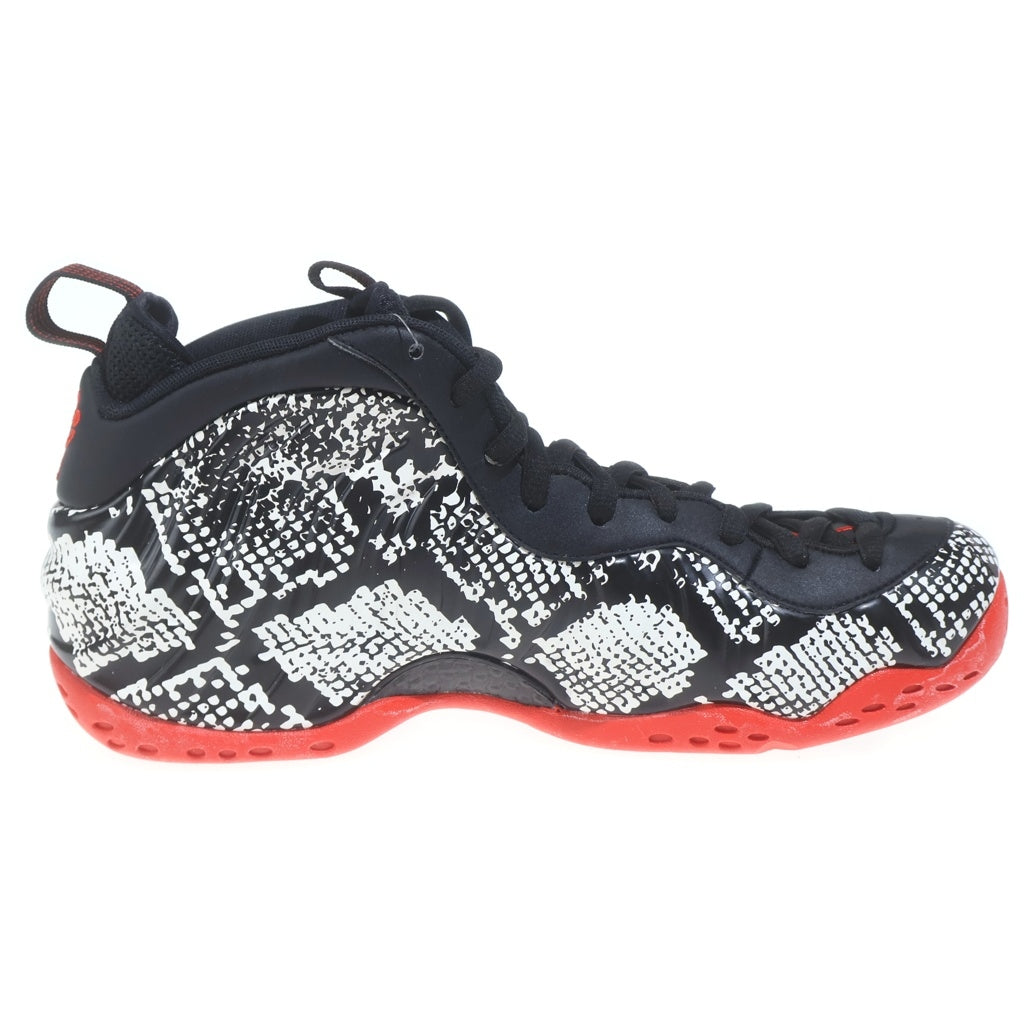 NIKE(ナイキ) AIR FOAMPOSITE ONE 314996‐101 エアフォームポジット ワン セイル ブラック ハバネロレッド ハイカット スニーカー ブラック/ホワイト US10.5/28.5cm