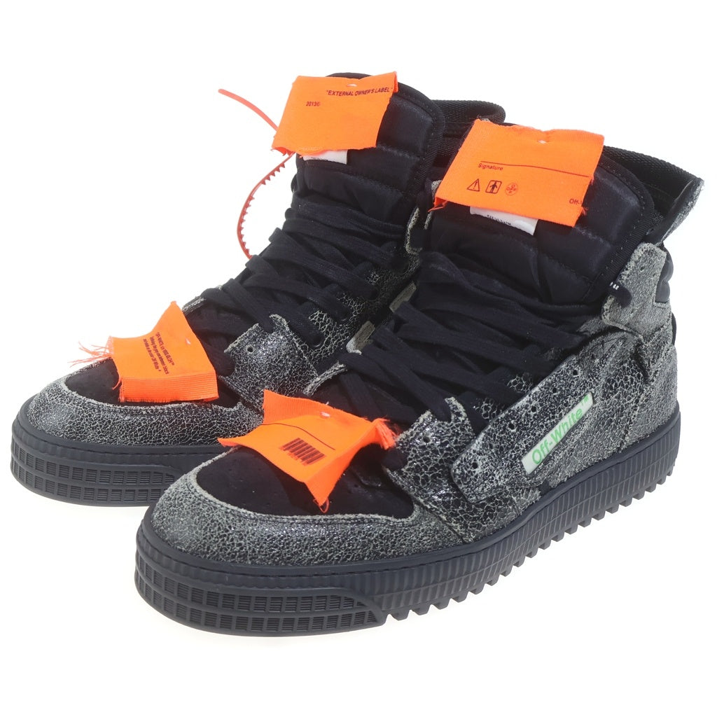 OFF-WHITE(オフホワイト) オフコート 3.0 ハイカットスニーカー ブラック