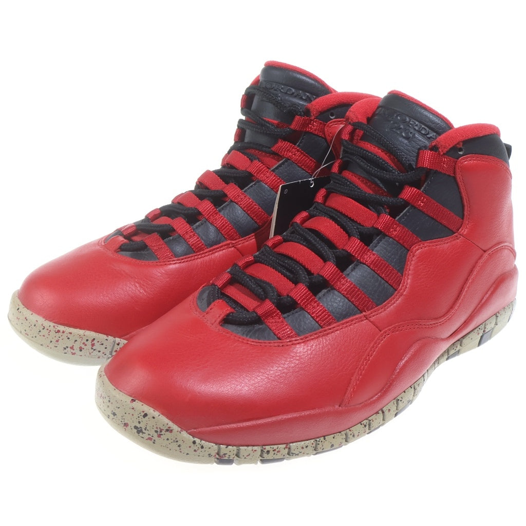 NIKE(ナイキ) AIR JORDAN 10 RETRO 30TH 705178-601 エアジョーダン 10 ハイカットスニーカー レッド US10/28cm