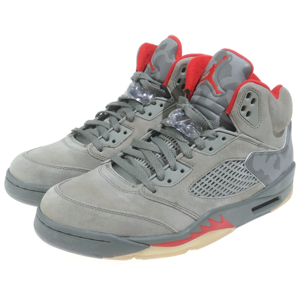 NIKE(ナイキ) AIR JORDAN 5 RETRO 136027-051 エアジョーダン 5 レトロ ハイカットスニーカー グレー US11/29cm