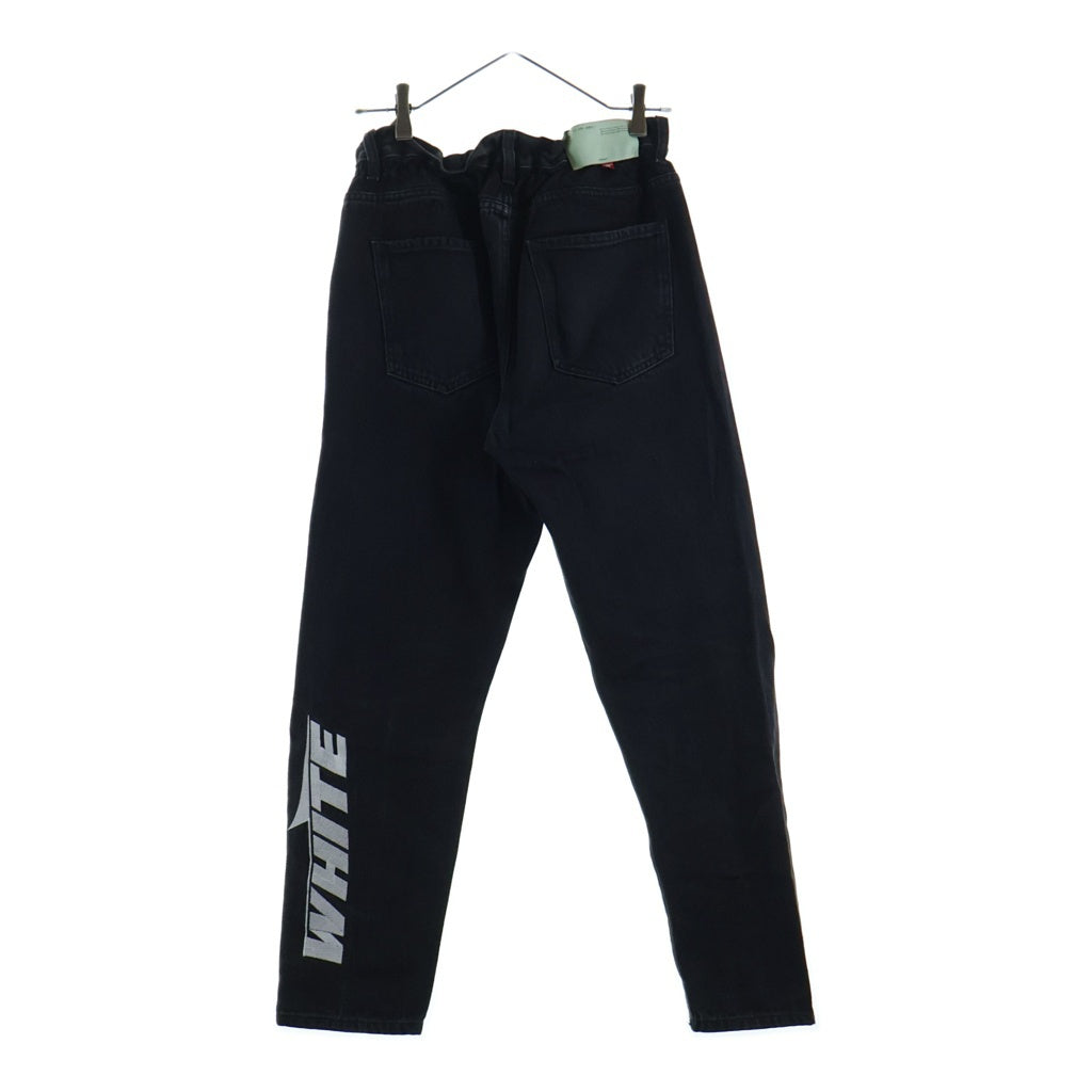 OFF-WHITE(オフホワイト) 18AW SLIM LOW CROTCH スリムロークロッチ デニムパンツ ブラック OMYA005E18386003