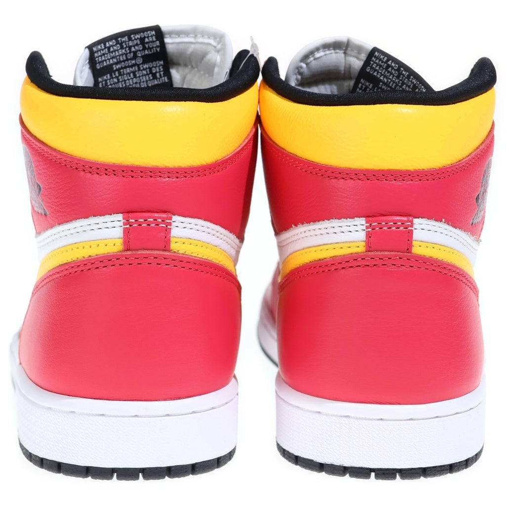 NIKE(ナイキ) AIR JORDAN 1 RETRO HIGH OG 555088-603 エアジョーダン 1 レトロ ハイカットスニーカー レッド US10.5/28.5cm