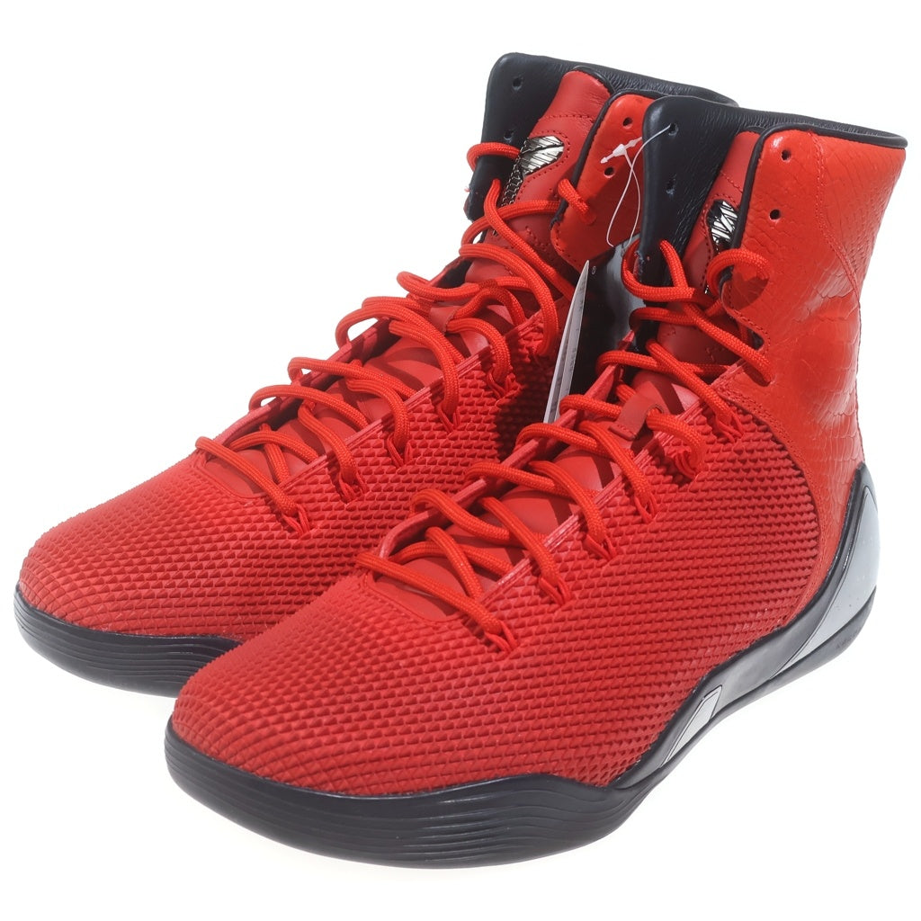 NIKE(ナイキ) KOBE 9 HIGH KRM EXT QS 716993-600 コービー ハイカットスニーカー レッド US10.5/28.5cm