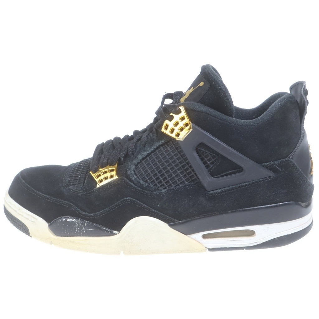 NIKE(ナイキ) 【観賞用 2016年製】 AIR JORDAN 4 RETRO ROYALTY 308497-032 エアジョーダン 4 レトロ ロイヤリティ ハイカットスニーカーブラック US11/29cm