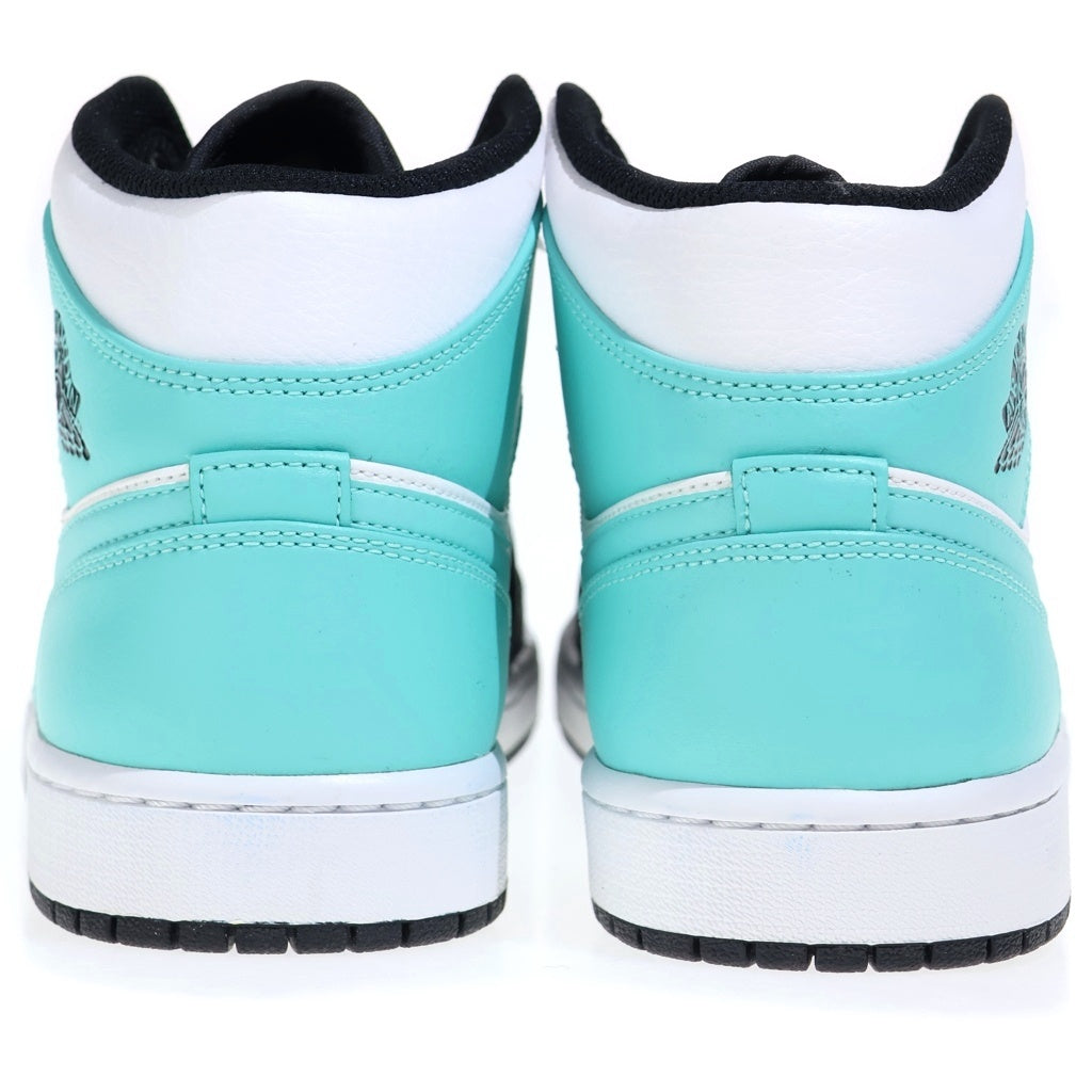 NIKE(ナイキ) AIR JORDAN 1 MID Tropical Twist 554724-132 エアジョーダン 1 トロピカル ツイスト ミッドカットスニーカー ホワイト/ライトブルー US10.5/28.5cm