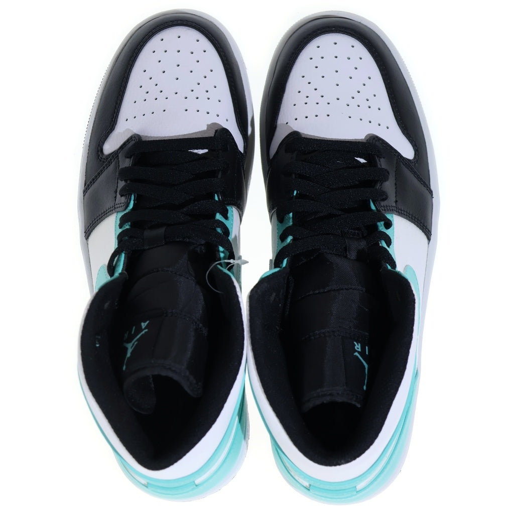 NIKE(ナイキ) AIR JORDAN 1 MID Tropical Twist 554724-132 エアジョーダン 1 トロピカル ツイスト ミッドカットスニーカー ホワイト/ライトブルー US10.5/28.5cm