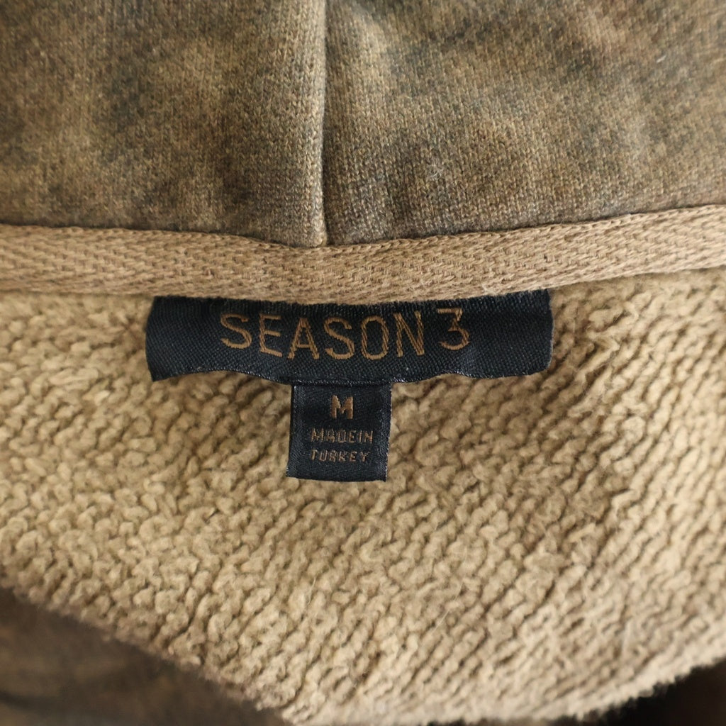 adidas(アディダス) YEEZY SEASON 3 イージー シーズン 3 スウェット プルオーバーパーカー ブラウン