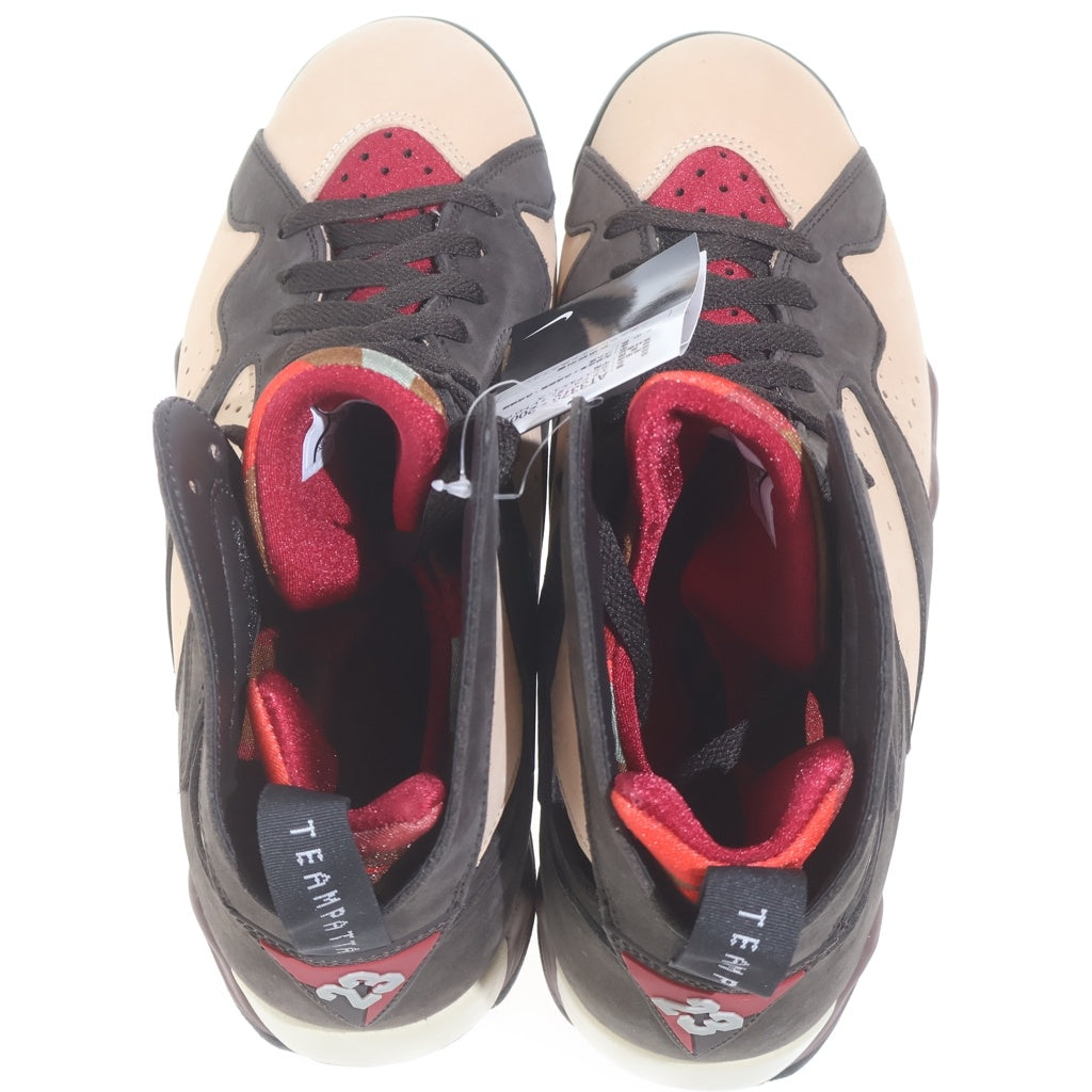 NIKE(ナイキ) ×Patta AIR JORDAN 7 OG BROWN AT3375-200 エアジョーダン7 ブラウン ハイカットスニーカー シューズ US10.5/28.5cm ブラウン