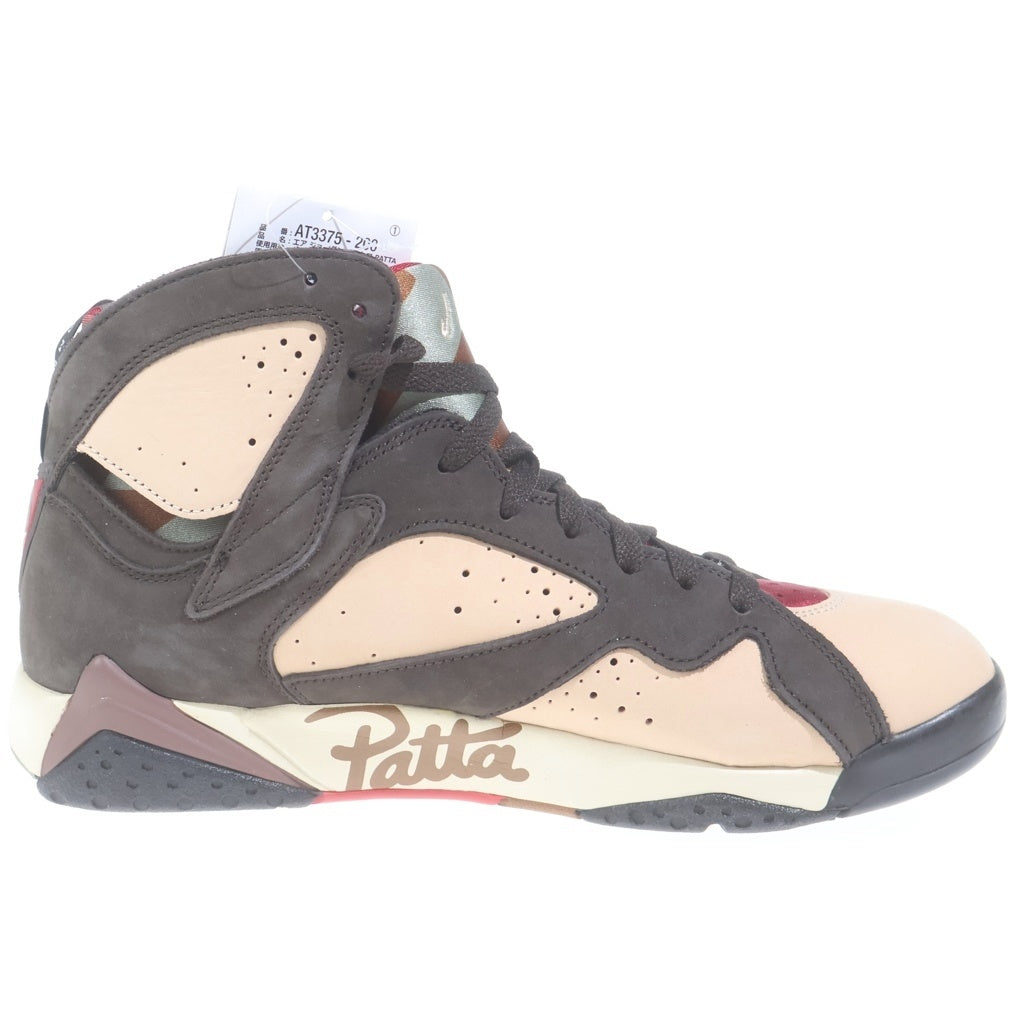 NIKE(ナイキ) ×Patta AIR JORDAN 7 OG BROWN AT3375-200 エアジョーダン7 ブラウン ハイカットスニーカー シューズ US10.5/28.5cm ブラウン