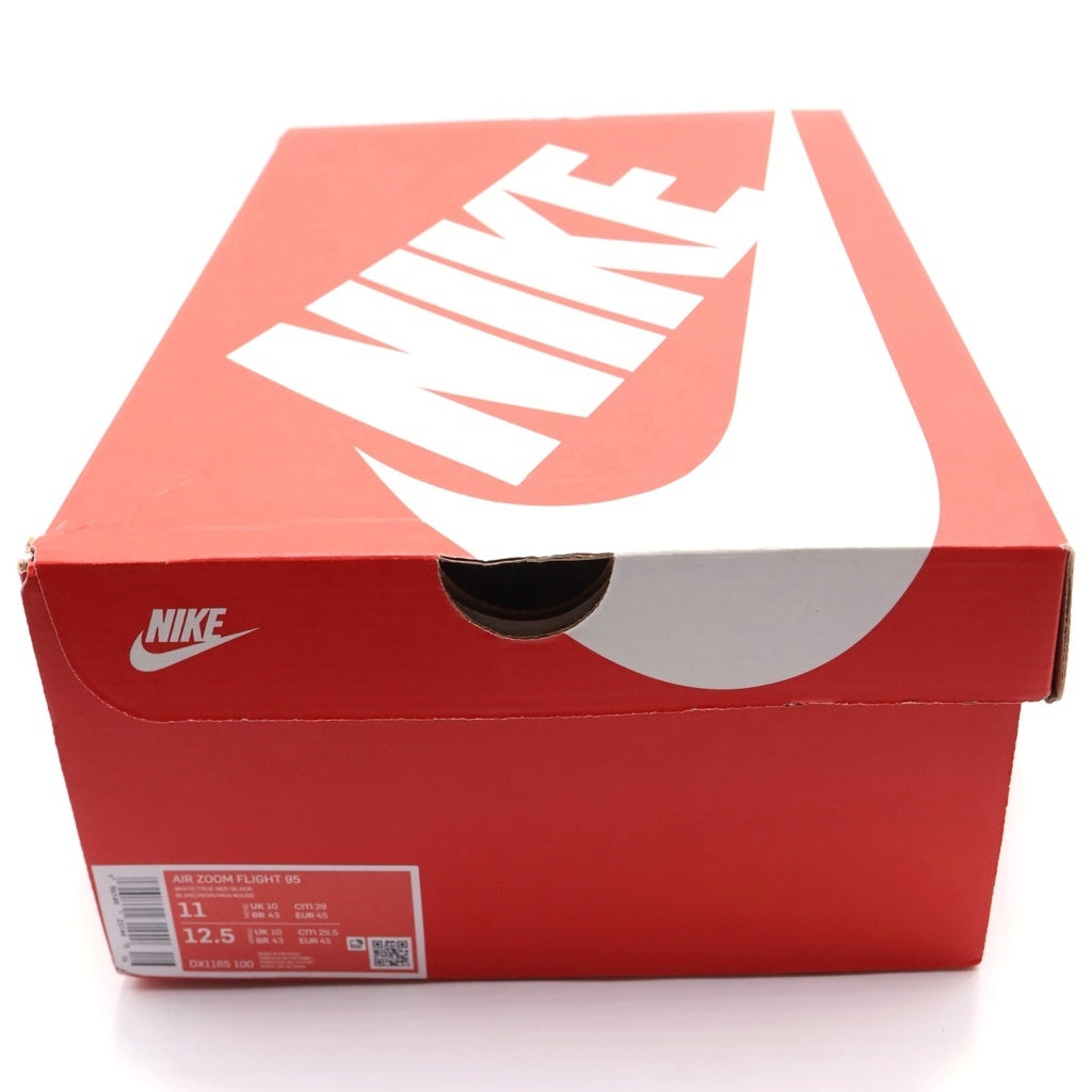 NIKE(ナイキ) AIR ZOOM FLIGHT 95 TRUE RED DX1165-100 エアズームフライト95 トゥルーレッド ハイカットスニーカー ホワイト/レッド US11/29cm