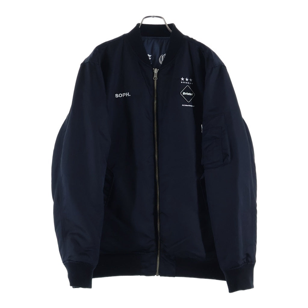 F.C.R.B./F.C.Real Bristol/FCRB(エフシーアールビー/エフシーレアルブリストル) REVERSIBLE TOUR TEAM JACKET リバーシブル ツアーチーム ジップアップ ジャケット ブラック FCRB-167023
