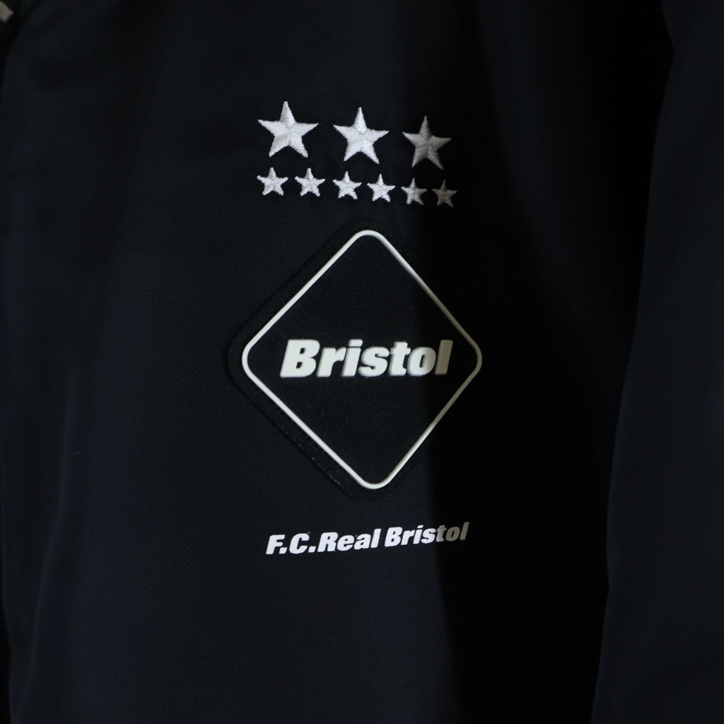 F.C.R.B./F.C.Real Bristol/FCRB(エフシーアールビー/エフシーレアルブリストル) REVERSIBLE TOUR TEAM JACKET リバーシブル ツアーチーム ジップアップ ジャケット ブラック FCRB-167023