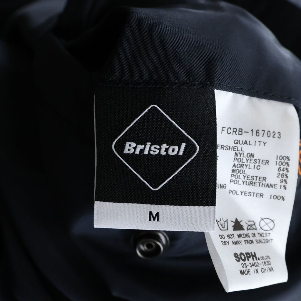 F.C.R.B./F.C.Real Bristol/FCRB(エフシーアールビー/エフシーレアルブリストル) REVERSIBLE TOUR TEAM JACKET リバーシブル ツアーチーム ジップアップ ジャケット ブラック FCRB-167023