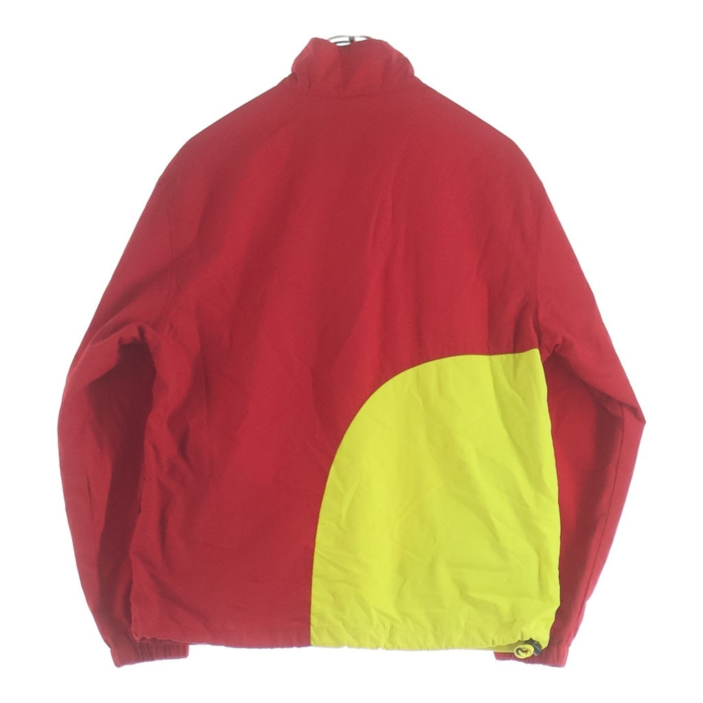 SUPREME(シュプリーム) 18SS Corner Arc Half Zip Pullover ハーフジッププルオーバージャケット レッド/イエロー