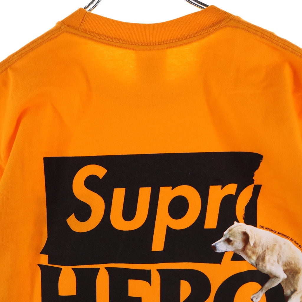 SUPREME(シュプリーム) 22SS ×ANTIHERO Dog Tee アンタイヒーロー ドッグ 半袖Tシャツ オレンジ