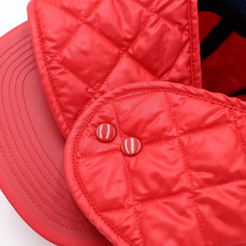SUPREME(シュプリーム) 16AW Quilted Earflap Camp Cap キルティング イヤーフラップ キャンプ キャップ 帽子 レッド/ブルー