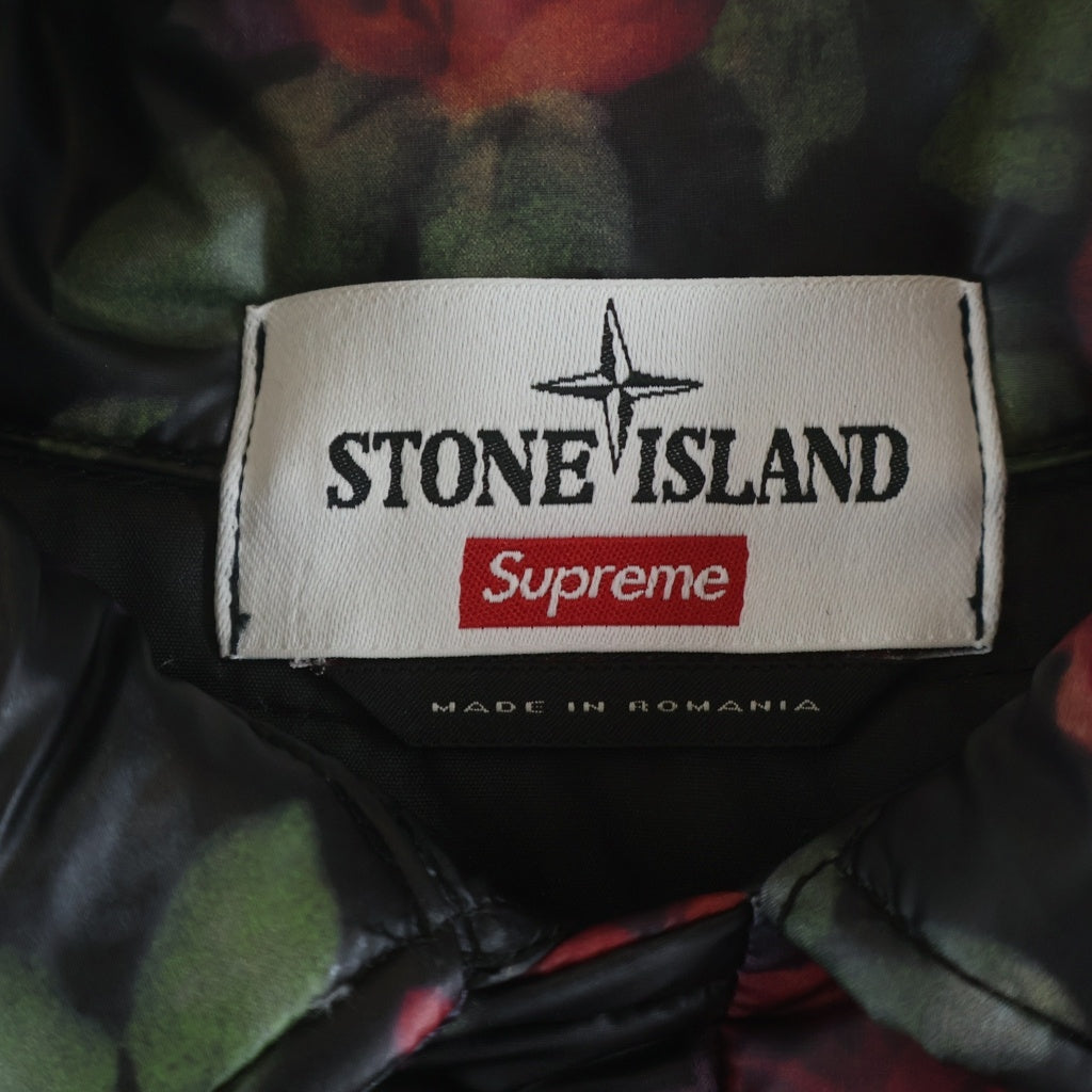 SUPREME(シュプリーム) 17AW ×STONE ISLAND Lamy Cover Stampato Balaclava Puffer Jacket ストーンアイランド ラミ-カバー デジタルプリント パファージャケット 6725401S1