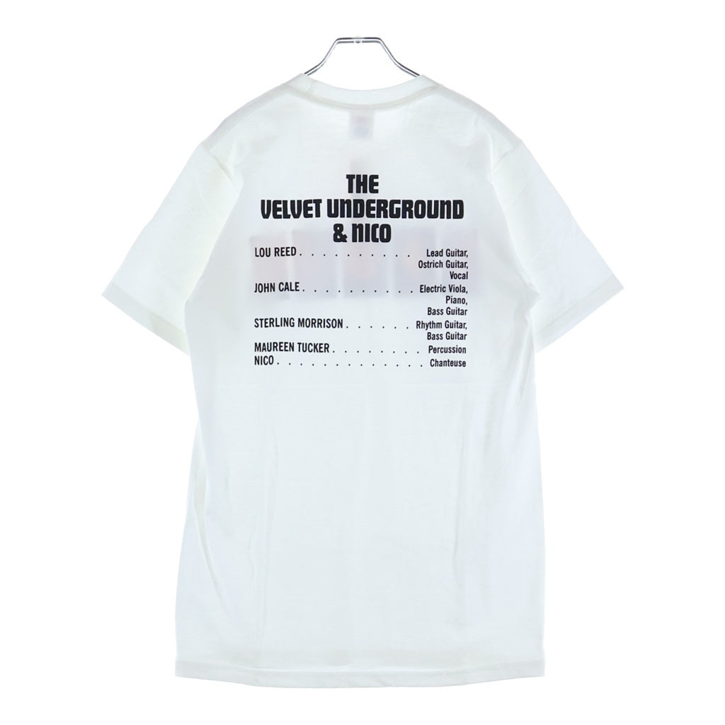 SUPREME(シュプリーム) 19AW The Velvet Underground &Nico Tee ザ ヴェルヴェット アンダーグラウンド アンド ニコ フロントフォトプリント クルーネック カットソー 半袖Tシャツ