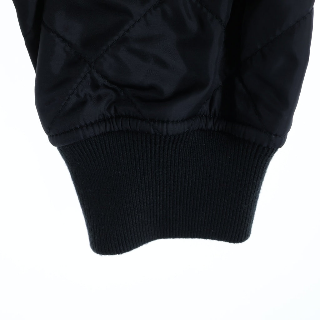 SUPREME(シュプリーム) 17SS Arc Logo Quilted Half Zip Pullover アーチロゴ キルティング ハーフジップ プルオーバー ジャケット ブラック