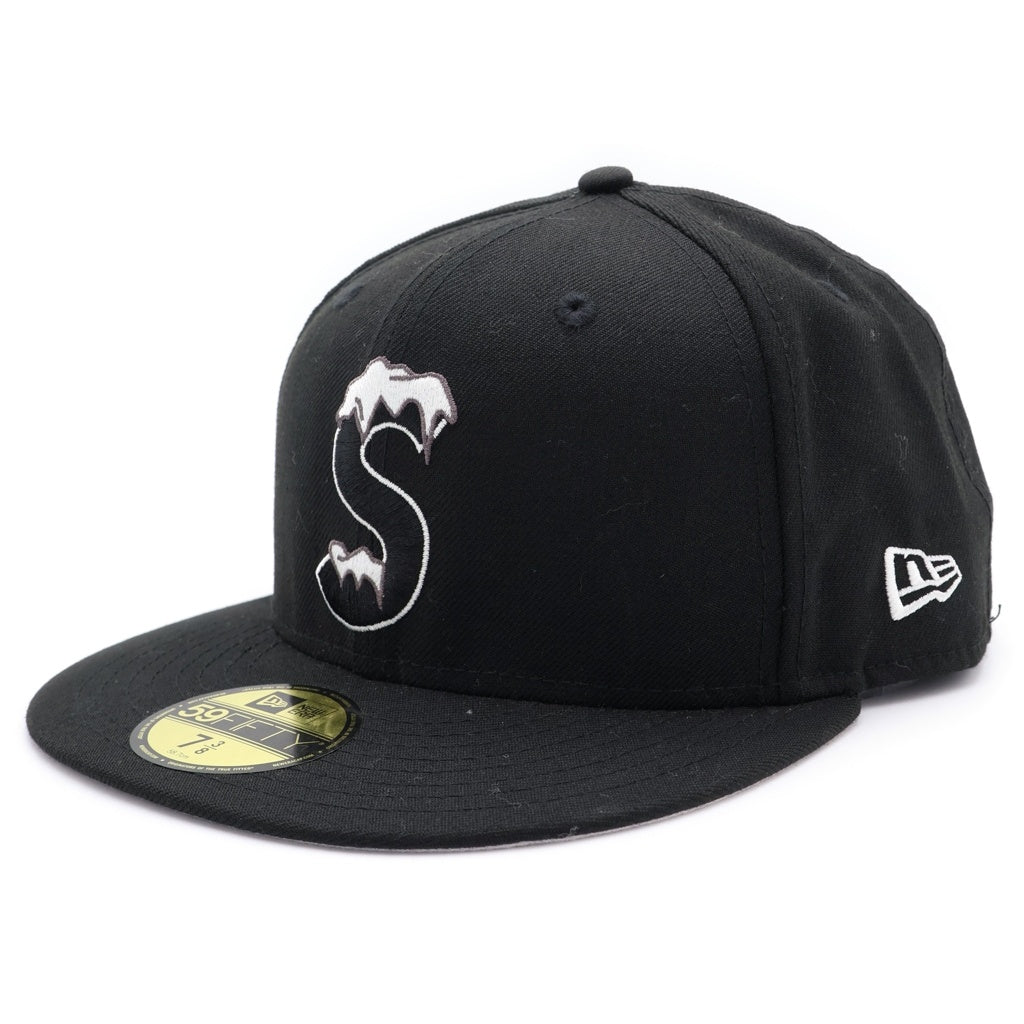 SUPREME(シュプリーム) 20AW ×NEW ERA Ice S Logo ニューエラ アイスSロゴ ベースボールキャップ 帽子 ブラック