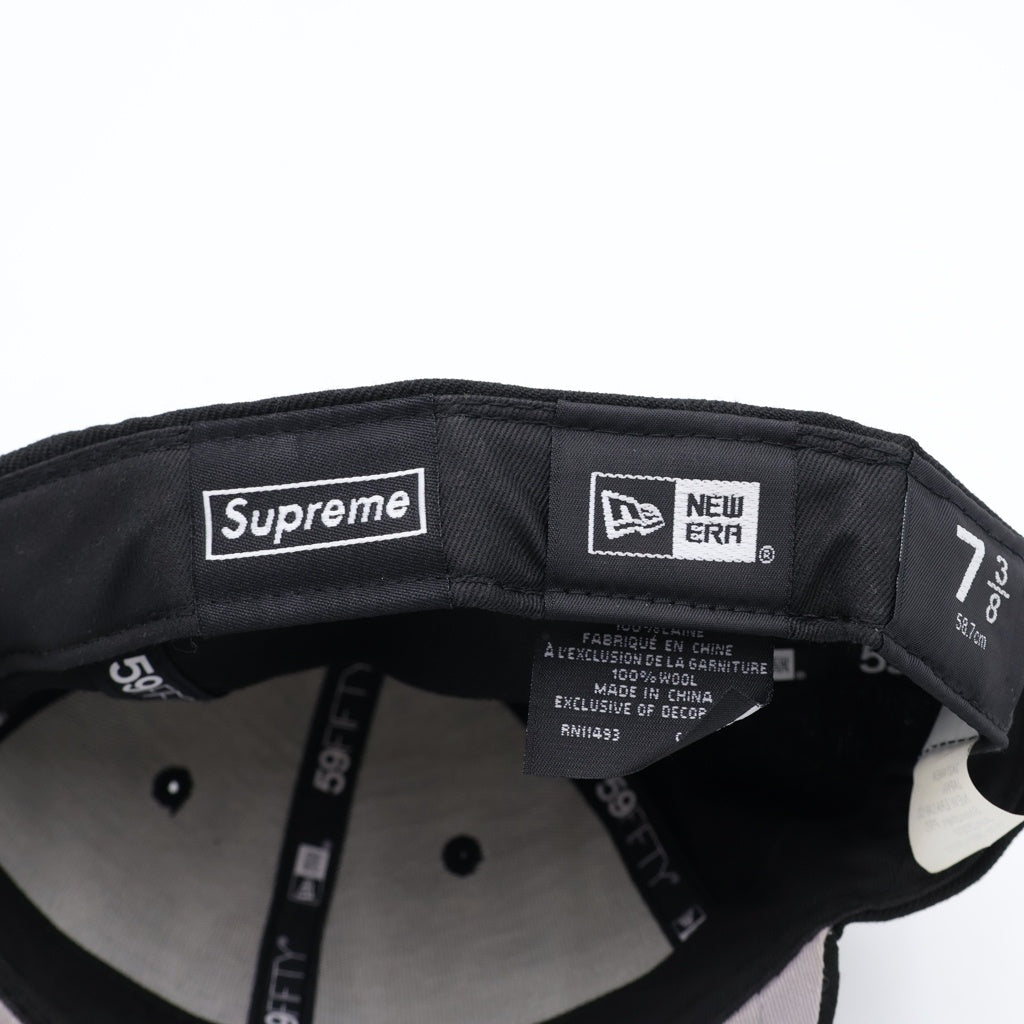 SUPREME(シュプリーム) 20AW ×NEW ERA Ice S Logo ニューエラ アイスSロゴ ベースボールキャップ 帽子 ブラック