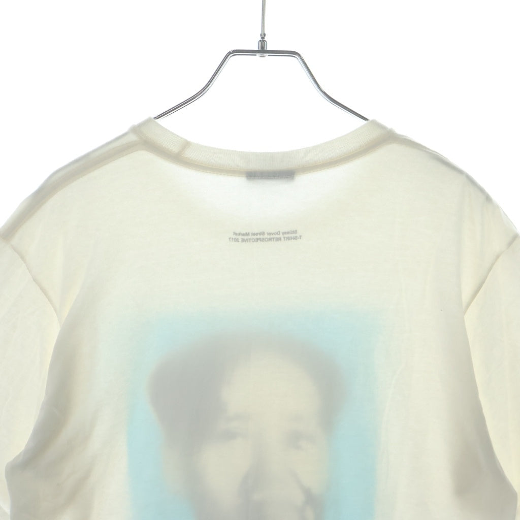 STUSSY(ステューシー) ×Dover Street Market DSM Charlie Don'T Surf Tee ドーバーストリートマーケット 毛沢東 プリント クルーネック 半袖Tシャツ カットソー ホワイト