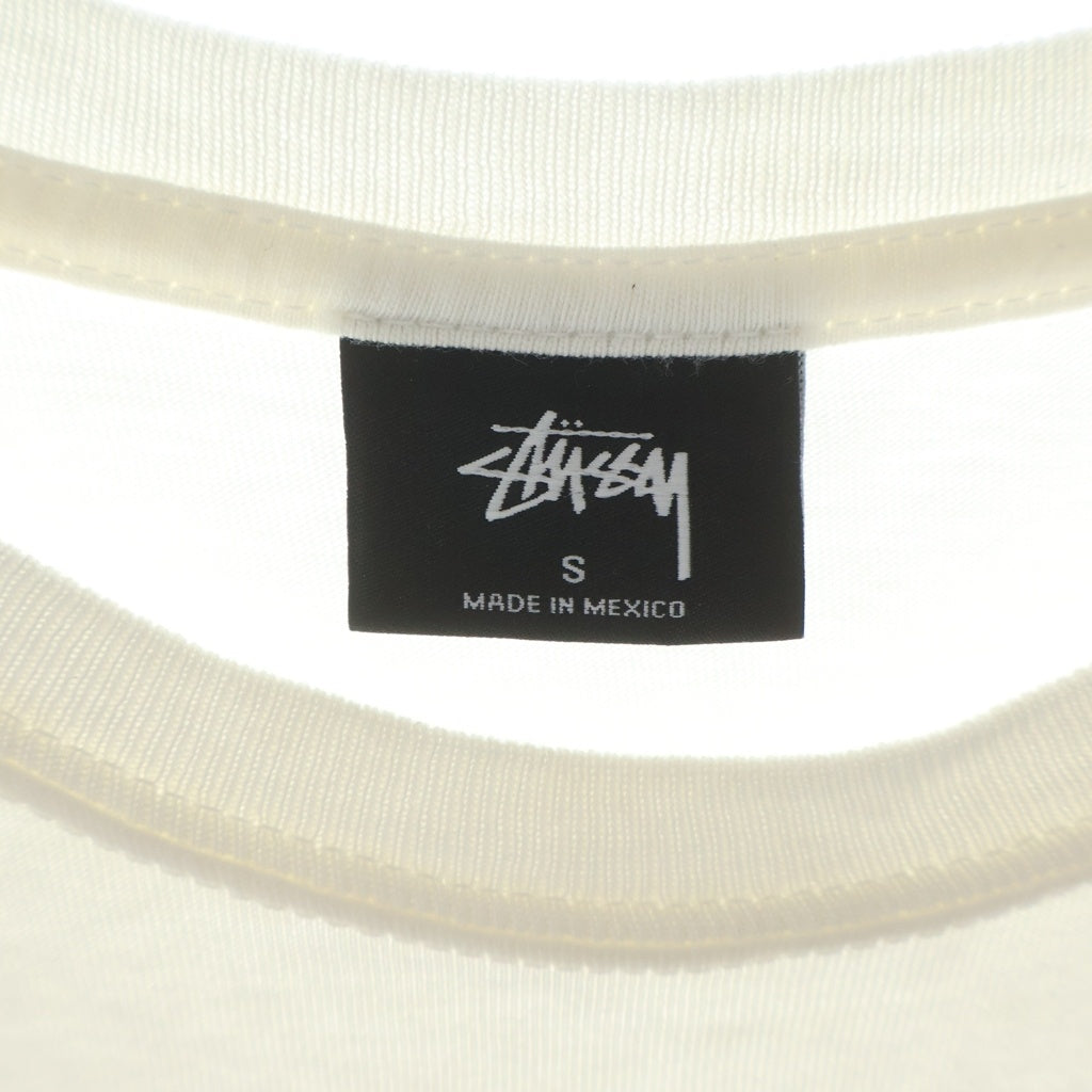 STUSSY(ステューシー) ×Dover Street Market DSM Charlie Don'T Surf Tee ドーバーストリートマーケット 毛沢東 プリント クルーネック 半袖Tシャツ カットソー ホワイト