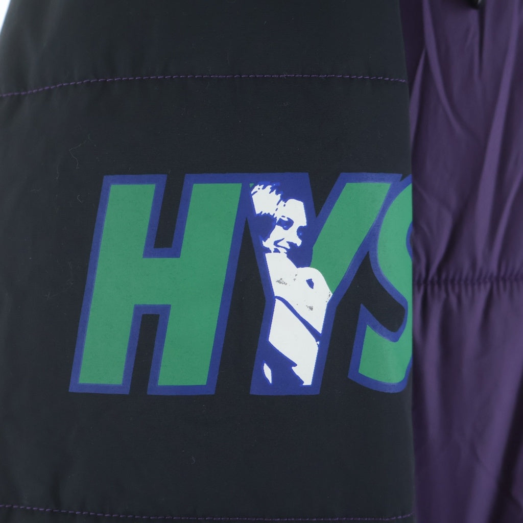 HYSTERIC GLAMOUR(ヒステリックグラマー) 20AW ×WIND AND SEA Primaloft Hoodie ウィンダンシー プリマロフトフーディー パフィー 中綿 ジャケット パープル 02203AB13